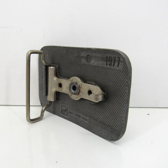 Metal Belt Buckle Butts County Georgia Treaty of Indian Springs 044 1977 USA - Picture 3 of 7